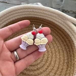 3 for $20 Handmade Ice Cream Earrings